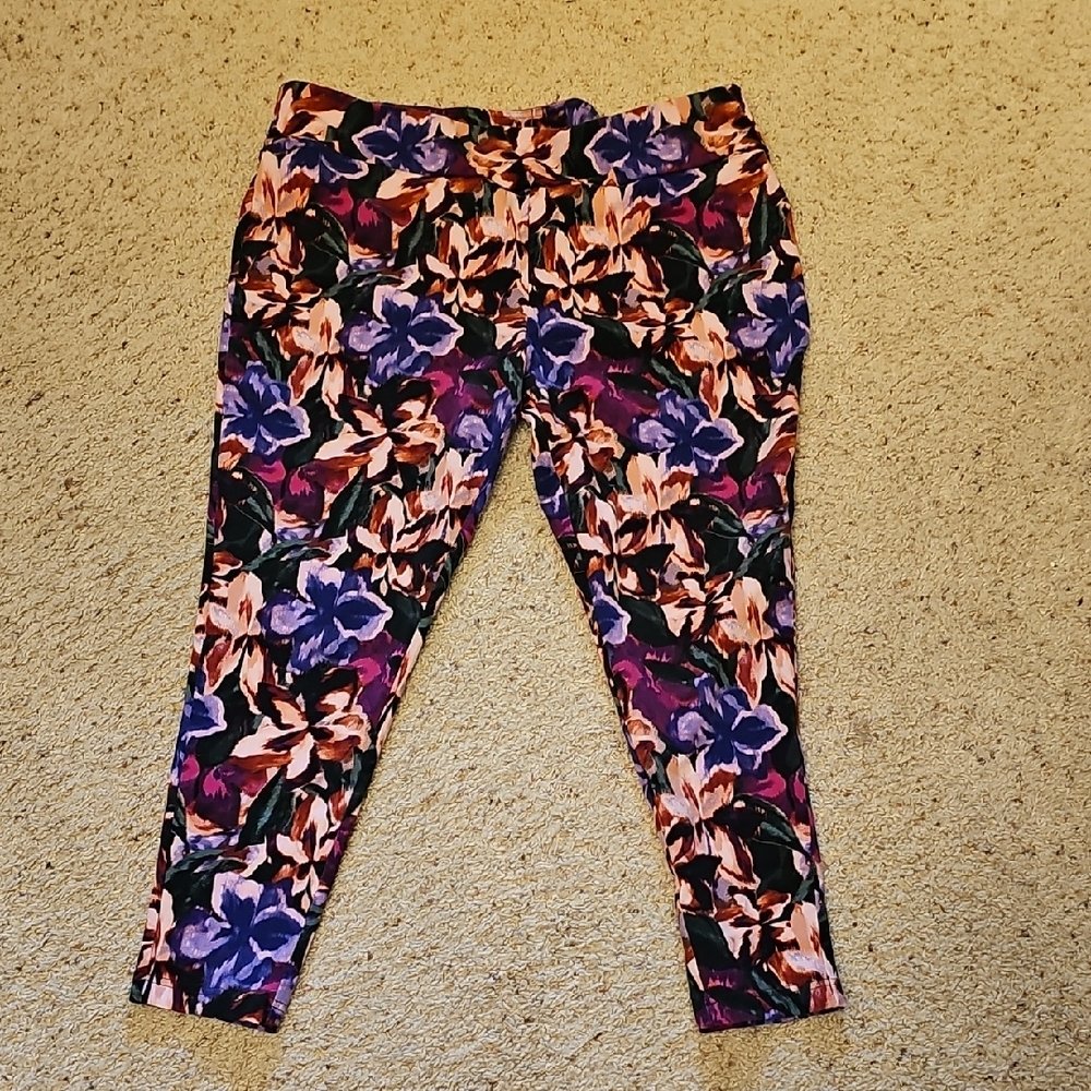 Terra & Sky Floral Leggings